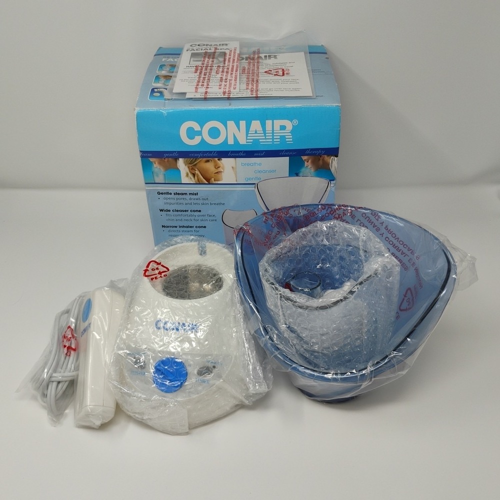 Conair Facial Spa Model FS4RC‎ Steam Mist Pore Cleanser Microdermabrasion Brush